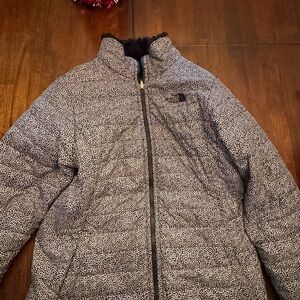 The North Face Black and White Patterned Jacket